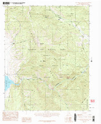Touch-Me-Not Mountain New Mexico Historical topographic map, 1:24000 scale, 7.5 X 7.5 Minute, Year 1987