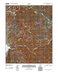 Touch-Me-Not Mountain New Mexico Historical topographic map, 1:24000 scale, 7.5 X 7.5 Minute, Year 2010