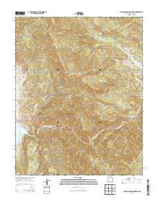 Touch-Me-Not Mountain New Mexico Current topographic map, 1:24000 scale, 7.5 X 7.5 Minute, Year 2013