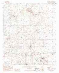Tower Hill North New Mexico Historical topographic map, 1:24000 scale, 7.5 X 7.5 Minute, Year 1985