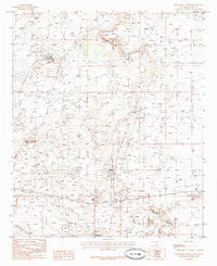 Tower Hill North New Mexico Historical topographic map, 1:24000 scale, 7.5 X 7.5 Minute, Year 1985