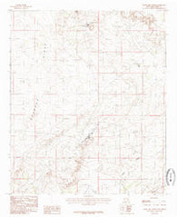 Tower Hill South New Mexico Historical topographic map, 1:24000 scale, 7.5 X 7.5 Minute, Year 1985