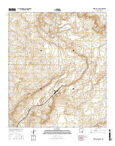 Tower Hill South New Mexico Current topographic map, 1:24000 scale, 7.5 X 7.5 Minute, Year 2017