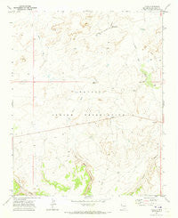 Toyee New Mexico Historical topographic map, 1:24000 scale, 7.5 X 7.5 Minute, Year 1970