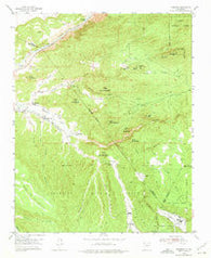 Trampas New Mexico Historical topographic map, 1:24000 scale, 7.5 X 7.5 Minute, Year 1953