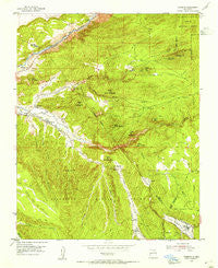 Trampas New Mexico Historical topographic map, 1:24000 scale, 7.5 X 7.5 Minute, Year 1953