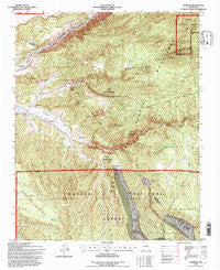 Trampas New Mexico Historical topographic map, 1:24000 scale, 7.5 X 7.5 Minute, Year 1995