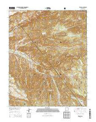 Trampas New Mexico Current topographic map, 1:24000 scale, 7.5 X 7.5 Minute, Year 2013