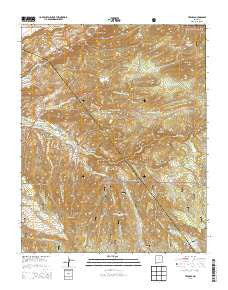 Trampas New Mexico Current topographic map, 1:24000 scale, 7.5 X 7.5 Minute, Year 2013