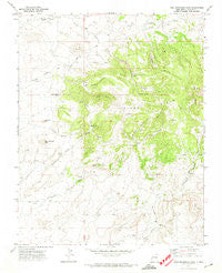 Tres Hermanos Peak New Mexico Historical topographic map, 1:24000 scale, 7.5 X 7.5 Minute, Year 1971