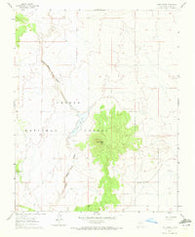 Tres Orejas New Mexico Historical topographic map, 1:24000 scale, 7.5 X 7.5 Minute, Year 1961