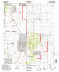 Tres Orejas New Mexico Historical topographic map, 1:24000 scale, 7.5 X 7.5 Minute, Year 1995