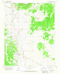 Tres Piedras New Mexico Historical topographic map, 1:24000 scale, 7.5 X 7.5 Minute, Year 1963
