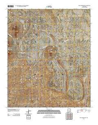 Tres Hermanos New Mexico Historical topographic map, 1:24000 scale, 7.5 X 7.5 Minute, Year 2010