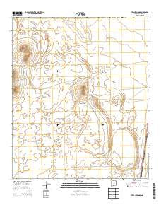 Tres Hermanos New Mexico Historical topographic map, 1:24000 scale, 7.5 X 7.5 Minute, Year 2013
