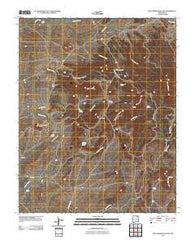 Tres Hermanos Peak New Mexico Historical topographic map, 1:24000 scale, 7.5 X 7.5 Minute, Year 2010