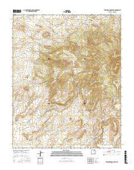 Tres Hermanos Peak New Mexico Current topographic map, 1:24000 scale, 7.5 X 7.5 Minute, Year 2017
