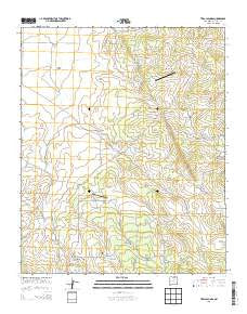 Tres Lagunas New Mexico Historical topographic map, 1:24000 scale, 7.5 X 7.5 Minute, Year 2013