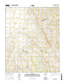 Tres Lagunas New Mexico Current topographic map, 1:24000 scale, 7.5 X 7.5 Minute, Year 2017