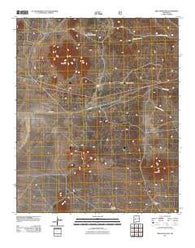 Tres Montosas New Mexico Historical topographic map, 1:24000 scale, 7.5 X 7.5 Minute, Year 2011