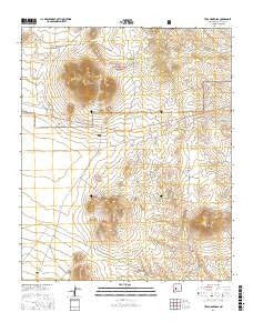 Tres Montosas New Mexico Current topographic map, 1:24000 scale, 7.5 X 7.5 Minute, Year 2017