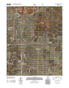 Tres Piedras New Mexico Historical topographic map, 1:24000 scale, 7.5 X 7.5 Minute, Year 2011