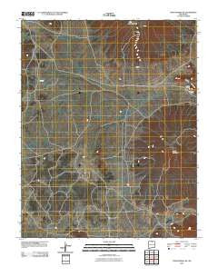 Tres Piedras NE New Mexico Historical topographic map, 1:24000 scale, 7.5 X 7.5 Minute, Year 2010