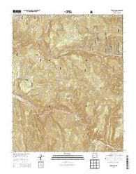 Tres Ritos New Mexico Current topographic map, 1:24000 scale, 7.5 X 7.5 Minute, Year 2013