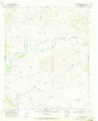 Trinchera Creek New Mexico Historical topographic map, 1:24000 scale, 7.5 X 7.5 Minute, Year 1967