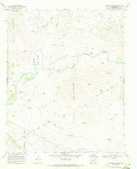 Trinchera Creek New Mexico Historical topographic map, 1:24000 scale, 7.5 X 7.5 Minute, Year 1967