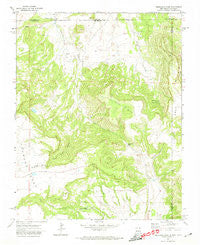 Trinchera Pass New Mexico Historical topographic map, 1:24000 scale, 7.5 X 7.5 Minute, Year 1971