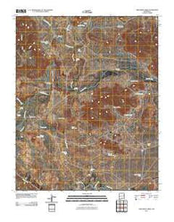 Trinchera Creek New Mexico Historical topographic map, 1:24000 scale, 7.5 X 7.5 Minute, Year 2010