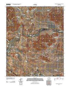 Trinchera Creek New Mexico Historical topographic map, 1:24000 scale, 7.5 X 7.5 Minute, Year 2010