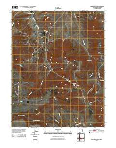Trinchera Pass New Mexico Historical topographic map, 1:24000 scale, 7.5 X 7.5 Minute, Year 2010