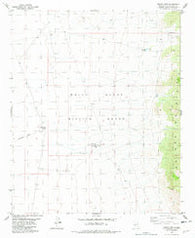 Trinity Site New Mexico Historical topographic map, 1:24000 scale, 7.5 X 7.5 Minute, Year 1981