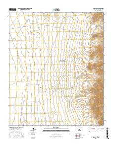 Trinity Site New Mexico Current topographic map, 1:24000 scale, 7.5 X 7.5 Minute, Year 2017