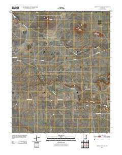 Tripod Mountain New Mexico Historical topographic map, 1:24000 scale, 7.5 X 7.5 Minute, Year 2010