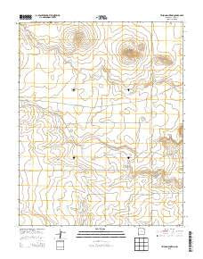 Tripod Mountain New Mexico Historical topographic map, 1:24000 scale, 7.5 X 7.5 Minute, Year 2013