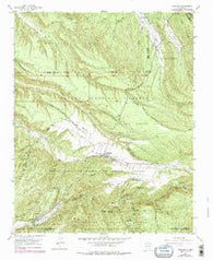 Truchas New Mexico Historical topographic map, 1:24000 scale, 7.5 X 7.5 Minute, Year 1953