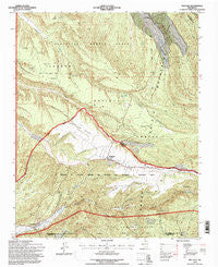 Truchas New Mexico Historical topographic map, 1:24000 scale, 7.5 X 7.5 Minute, Year 1995