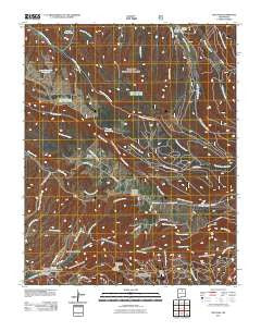 Truchas New Mexico Historical topographic map, 1:24000 scale, 7.5 X 7.5 Minute, Year 2011