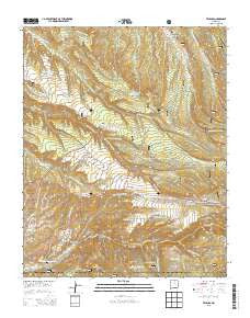 Truchas New Mexico Current topographic map, 1:24000 scale, 7.5 X 7.5 Minute, Year 2013