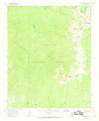 Truchas Peak New Mexico Historical topographic map, 1:24000 scale, 7.5 X 7.5 Minute, Year 1963