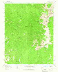 Truchas Peak New Mexico Historical topographic map, 1:24000 scale, 7.5 X 7.5 Minute, Year 1963