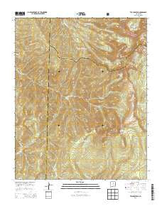 Truchas Peak New Mexico Historical topographic map, 1:24000 scale, 7.5 X 7.5 Minute, Year 2013