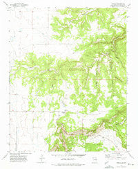 Trujillo New Mexico Historical topographic map, 1:24000 scale, 7.5 X 7.5 Minute, Year 1971