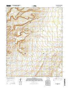 Tsin-nas-kid New Mexico Historical topographic map, 1:24000 scale, 7.5 X 7.5 Minute, Year 2013