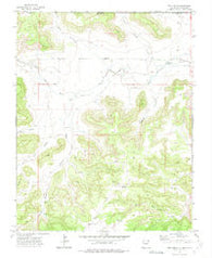 Tub Spring New Mexico Historical topographic map, 1:24000 scale, 7.5 X 7.5 Minute, Year 1972