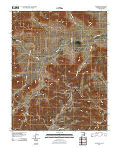 Tub Spring New Mexico Historical topographic map, 1:24000 scale, 7.5 X 7.5 Minute, Year 2010