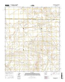 Tucson Spring New Mexico Current topographic map, 1:24000 scale, 7.5 X 7.5 Minute, Year 2017
